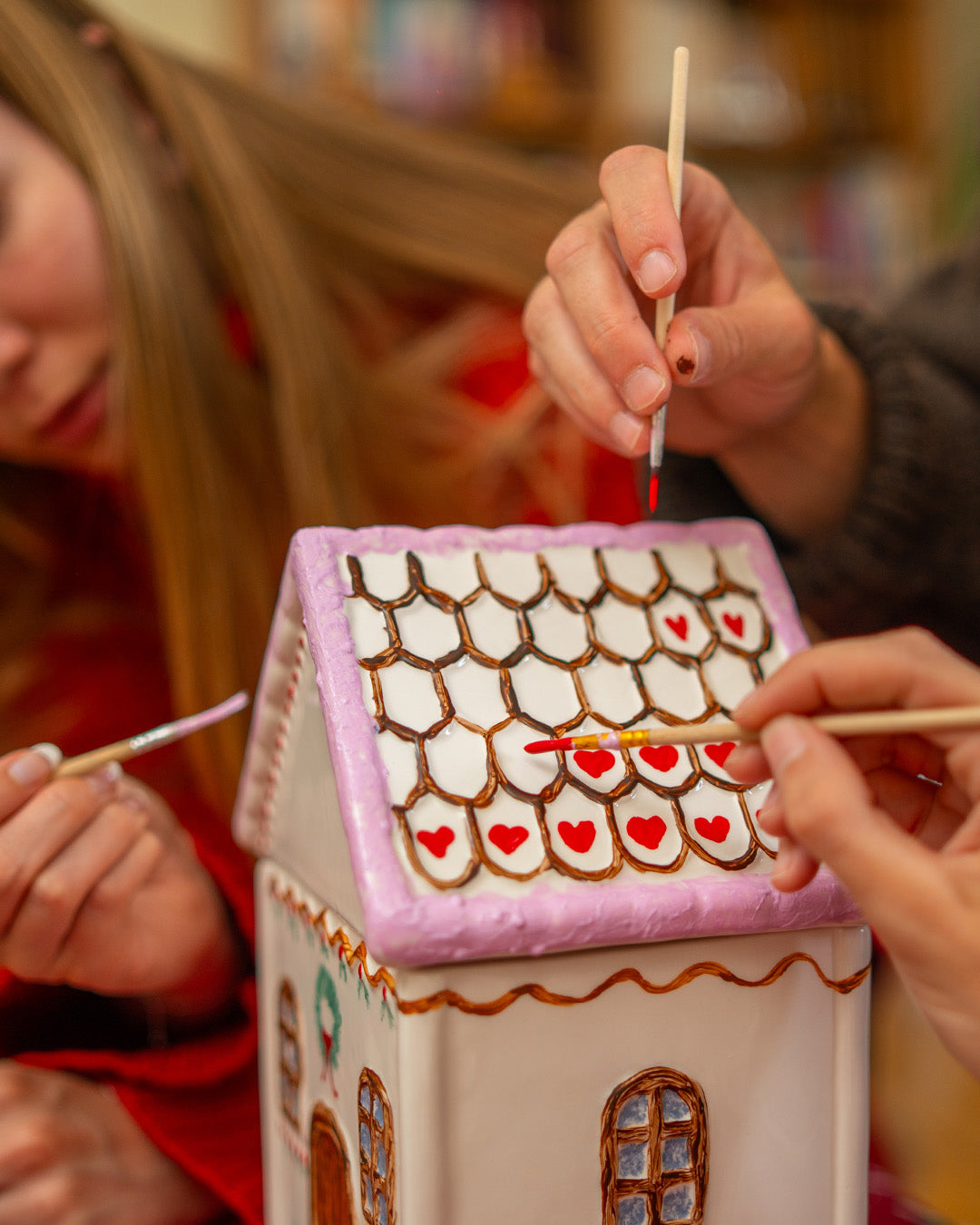 pAINT YOURSELF COOKIE JAR GINGERBREAD HOUSE | Flying Tiger Türkiye