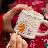 DIY PAINT YOURSELF HOUSE MUG CERAMIC W. LID