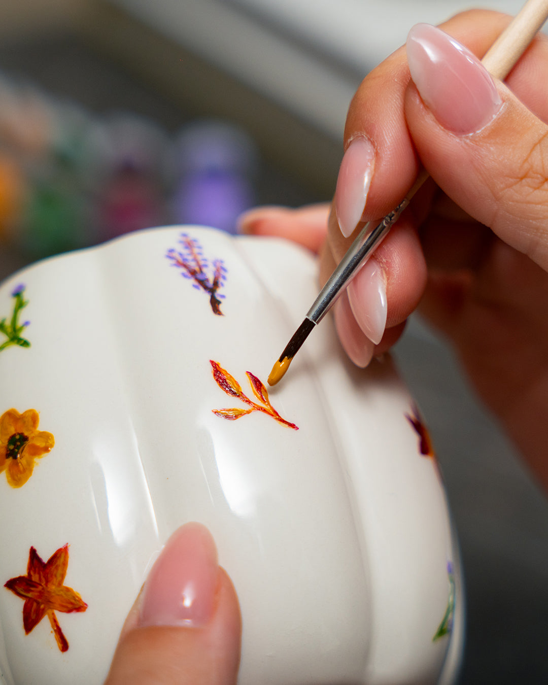 Kendin Yap Balkabağı Kupa Boyama Kiti