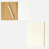 NOTEBOOK W PEN BEIGE