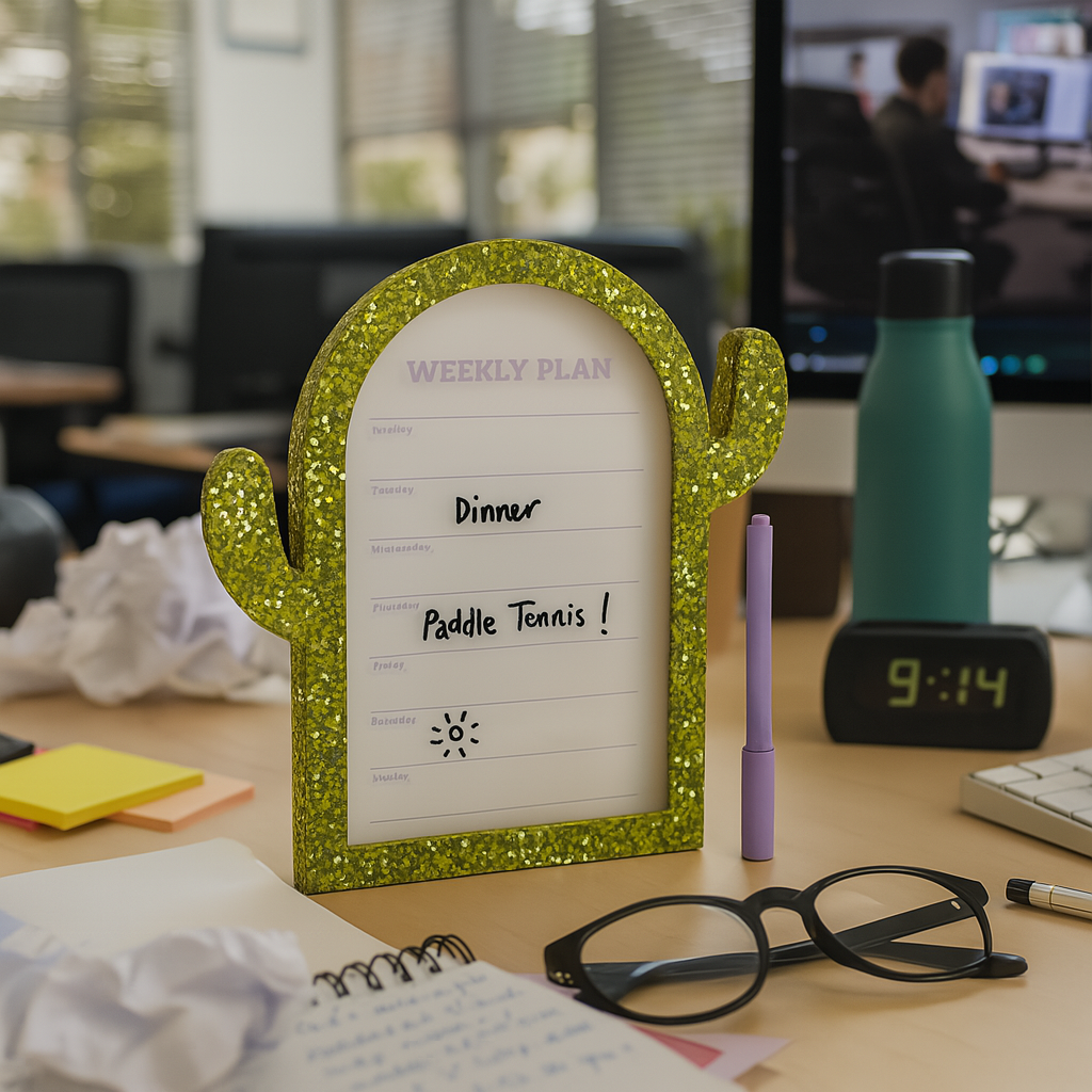 PLANNER IN FRAME CACTUS