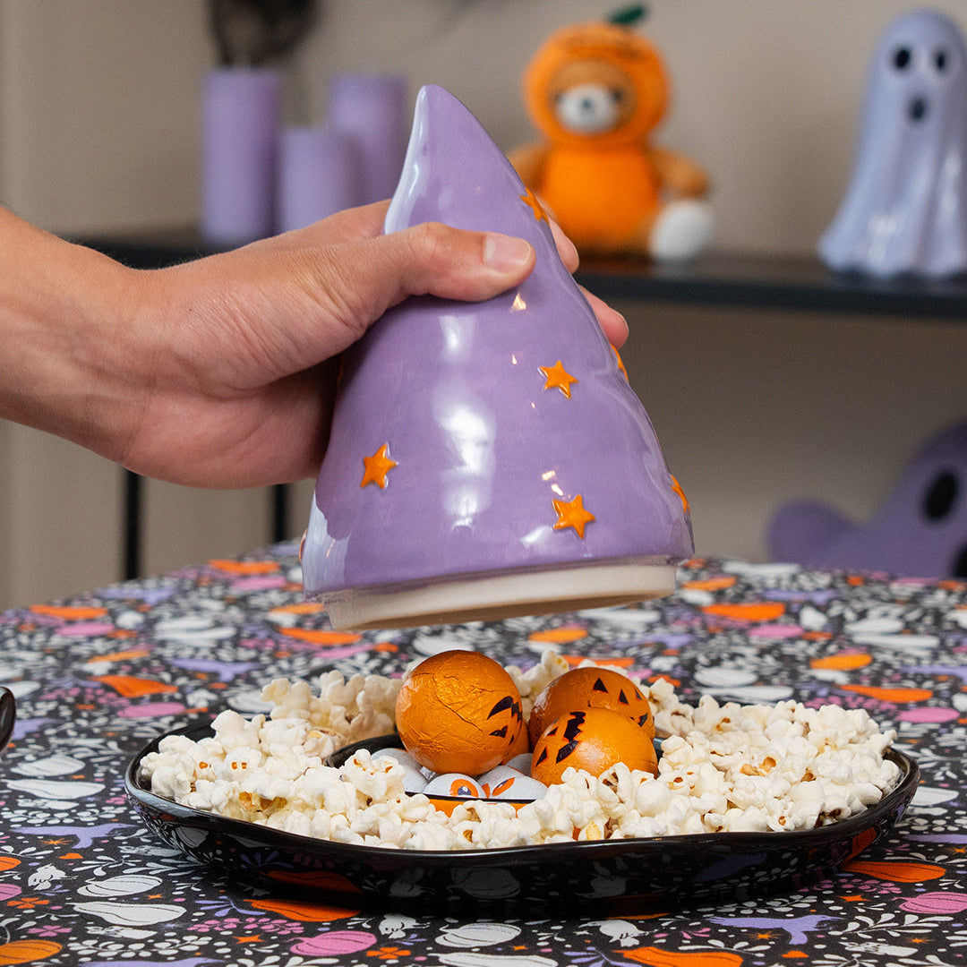 Cadı Şapkası Şeklinde Seramik Kase