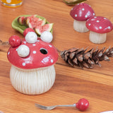 FORK HOLDER CERAMIC 6PCS MUSHROOM SHAPE