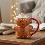 Kurabiye Adam Şeklinde Seramik Kupa 360 ml