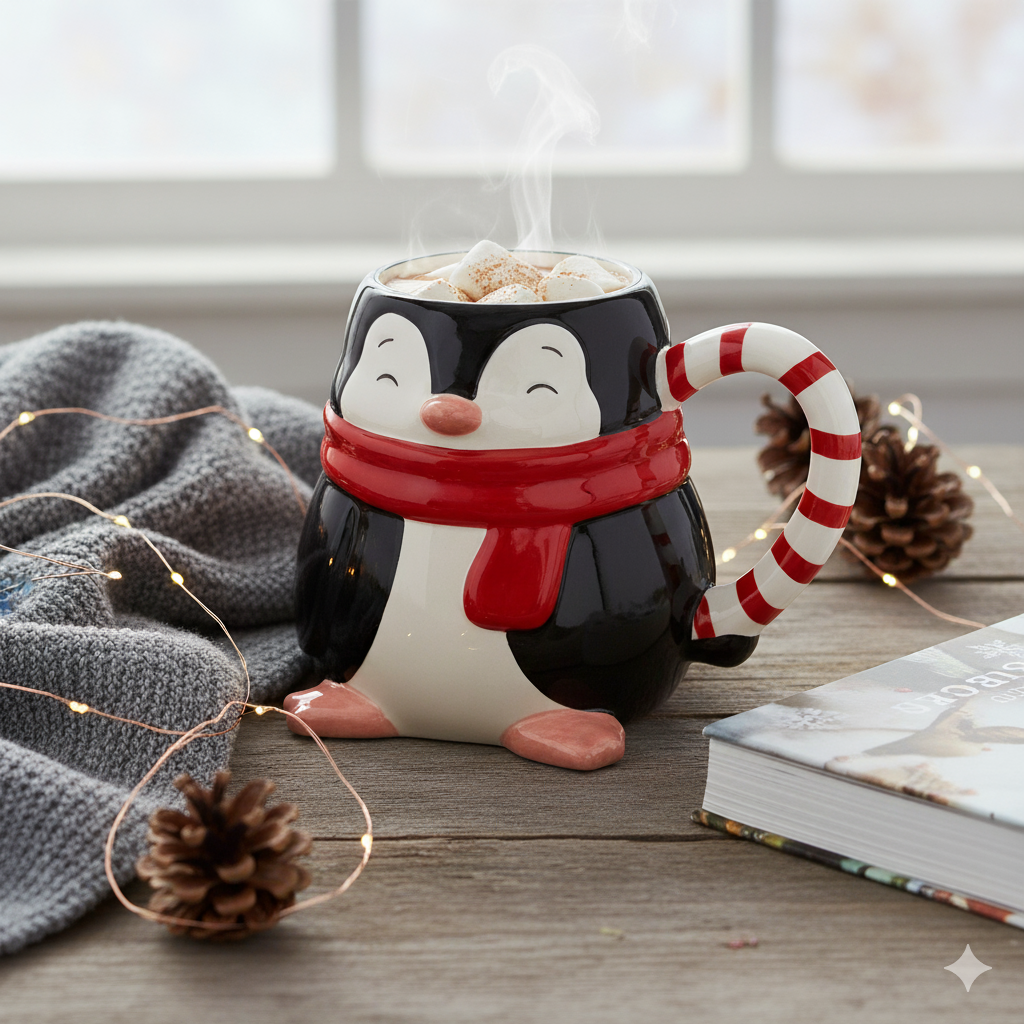 Penguen Şekilli Kupa