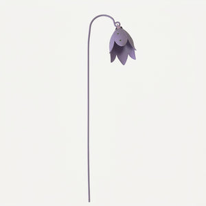 Purple flower pot decoration