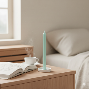 Açık Yeşil Şamdan Mumu 2,2 cm x 24 cm