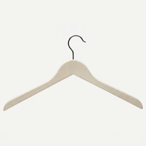 White wooden hangers - 2 pcs 
