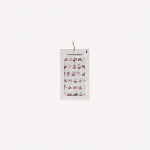 Yılbaşı Temalı Dokulu Sticker Seti