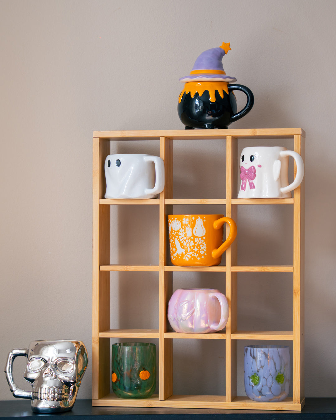 Balkabağı Desenli Porselen Kupa 480 ml