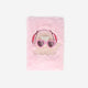 Kedi Desenli Pembe Peluş A5 Defter