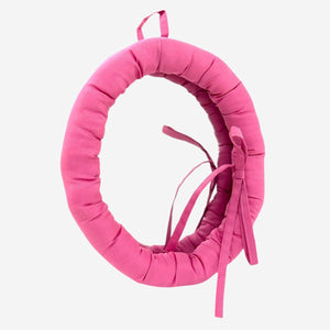 Pembe Kapitone Çerçeveli Ayna 25 cm x 30 cm
