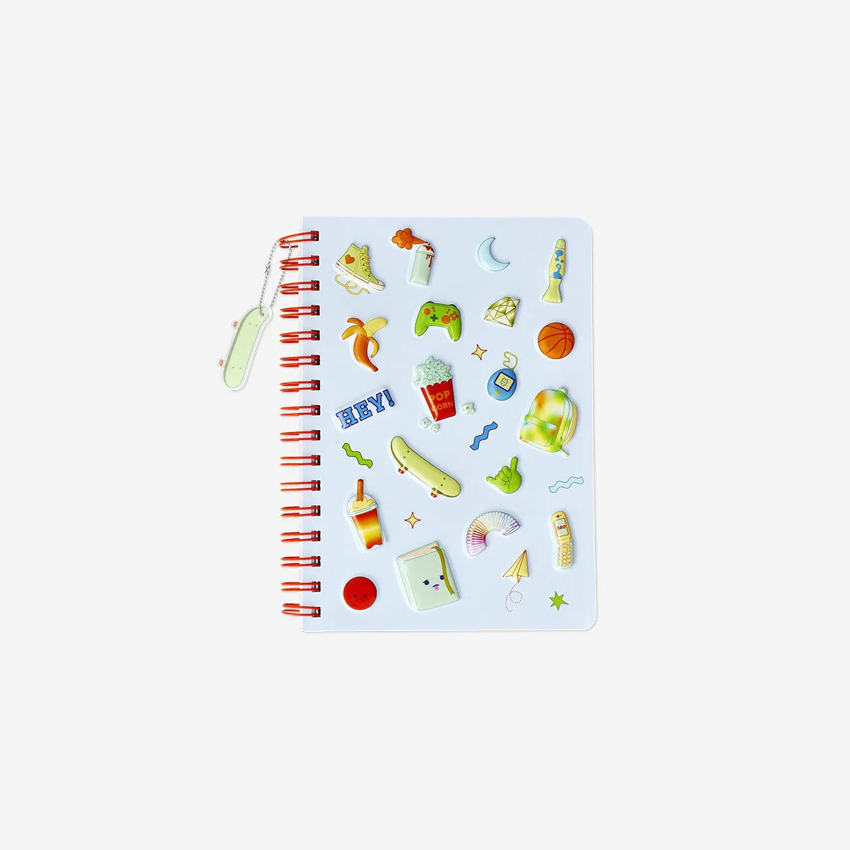 NOTEBOOK A5 POPPING COVER W. SPIRAL