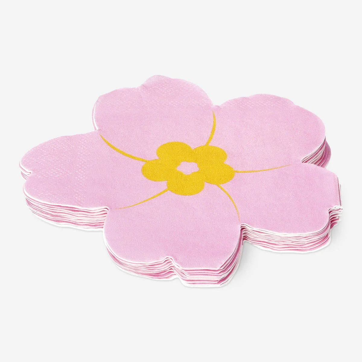 NAPKIN FLOWER SHAPED 16 PCS