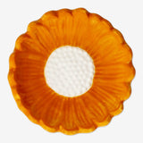 Turuncu Çiçek Şekilli Küçük Tabak 8,8 cm