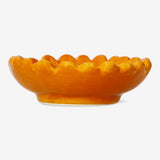 Turuncu Çiçek Şekilli Küçük Tabak 8,8 cm