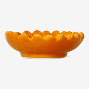 Turuncu Çiçek Şekilli Küçük Tabak 8,8 cm