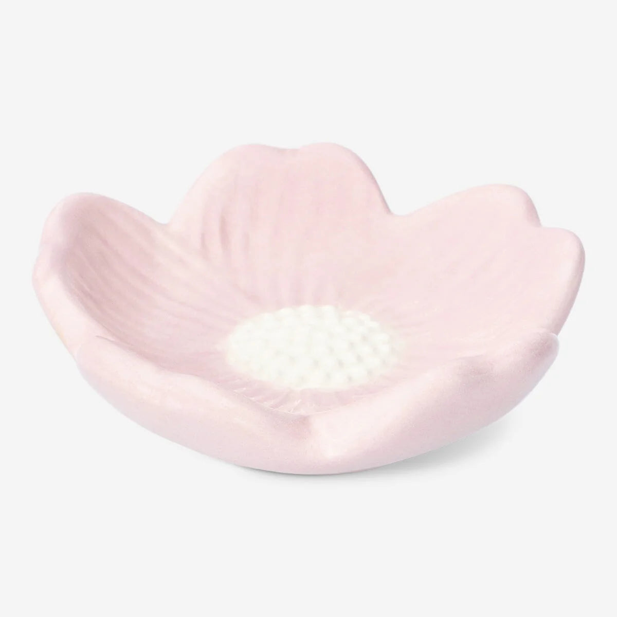 Pembe Çiçek Şekilli Küçük Tabak 8,8 cm