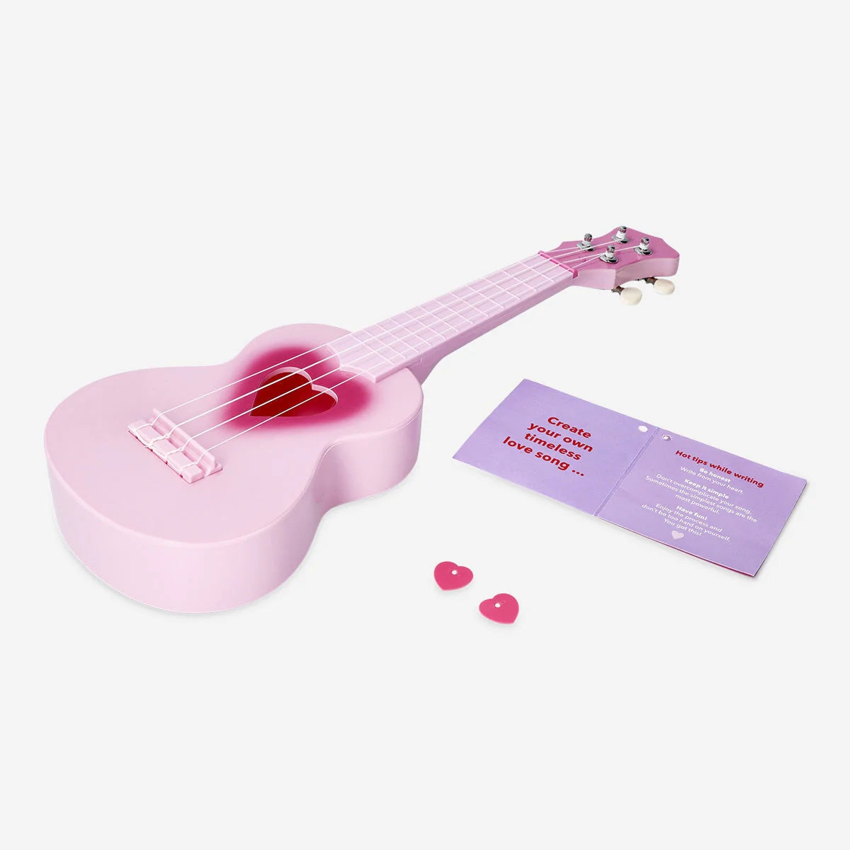 Pembe Kalpli Ukulele