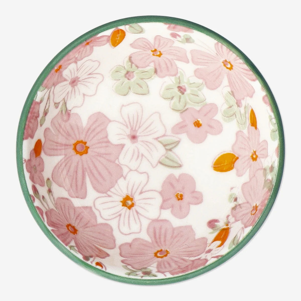 BOWL SOYA W. FLOWER PRINT D7.7 X H 2.8 CM OPTION 1