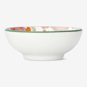 Çiçek Desenli Küçük Seramik Kase 7,7 cm