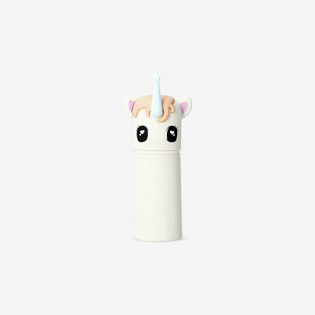Unicorn Şeklinde Silikon Beyaz Kalem Kutusu